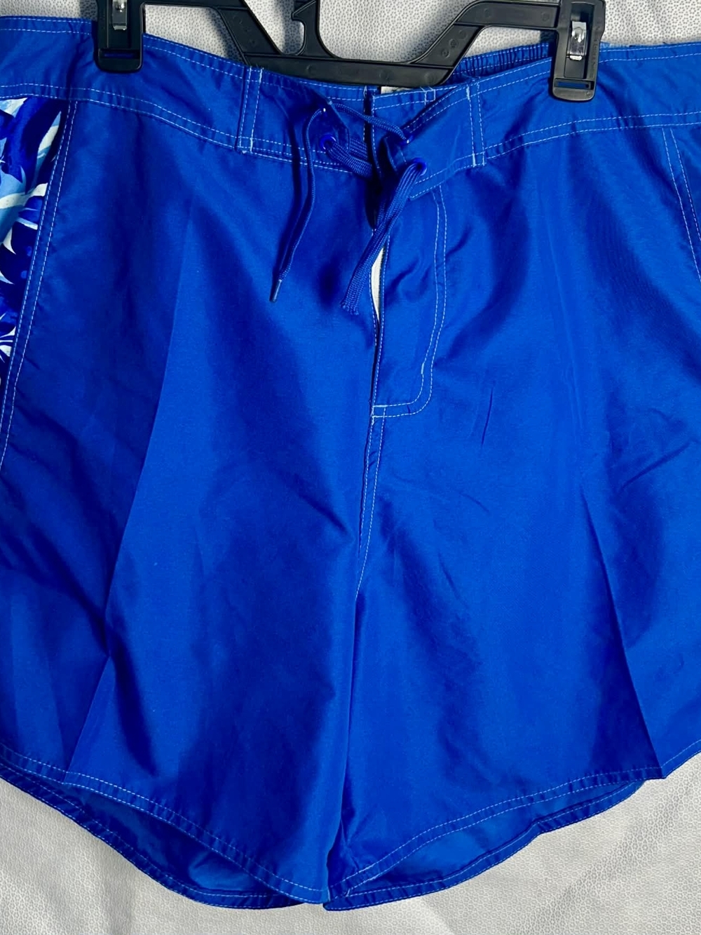 raya sun Men's Bright Blue Athletic Swim Shorts